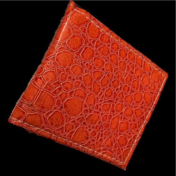 Vintage Men’s FAUX Crocodile Skin Pattern Wallet - Picture 13 of 14